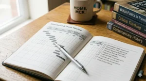 A project management timeline for university students planning a dissertation or final year thesis.