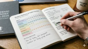 A daily habit tracker for university students to maintain mental health and work-life balance during term time.
