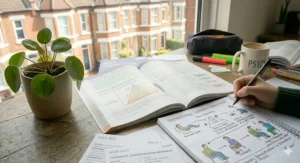 A visual summary of cognitive behavioural therapy (CBT) and systematic desensitisation techniques used to treat phobias in AQA A-level psychopathology.
