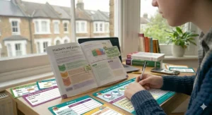 A revision checklist and exam timing guide for AQA GCSE English Literature Paper 1 and Paper 2.