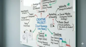 Close-up showing the secure wall mounting process for a whiteboard on a standard UK plasterboard bedroom wall.