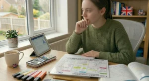 A helpful visual breakdown explaining how to use the official OCR A-level maths formula booklet effectively during exam revision.