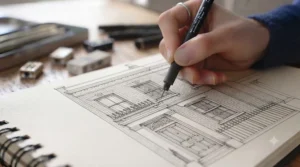 Delicate hand-lettering and calligraphy created with micro pens for drawing on high-quality stationery.