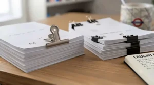 Side-by-side comparison illustrating how bulldog clips vs binder clips differ in their clamping mechanism and pressure distribution.
