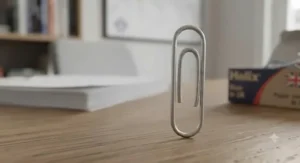 Strong, durable steel paper clips for office stationery and daily document management.