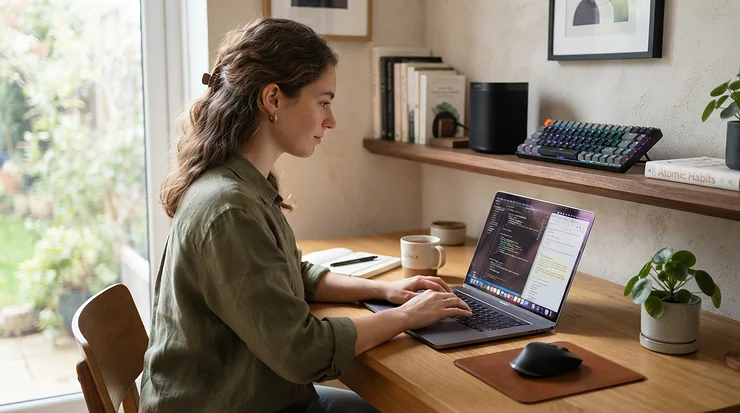 Sending a final thesis draft wirelessly to a printer for dissertation writing from a laptop